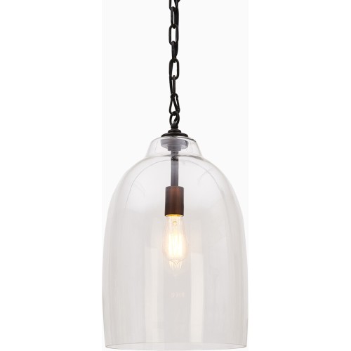 Shaftesbuy Bronze Glass Pendant - Medium