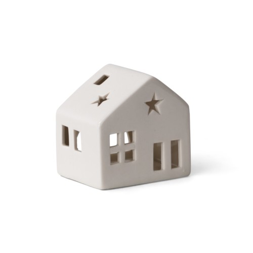 Castleton Ceramic House Tealight Holder - Small