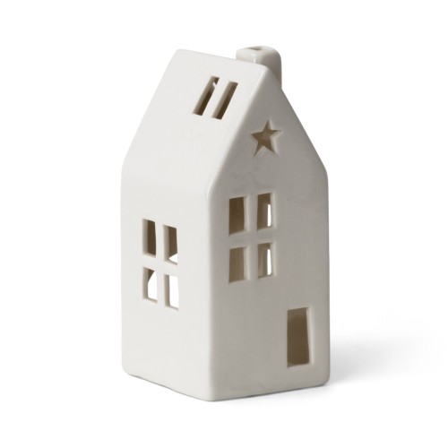 Castleton Ceramic House Tealight Holder - Tall