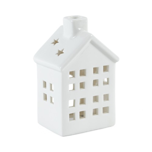 Castleton Ceramic House Tealight Holder - Small