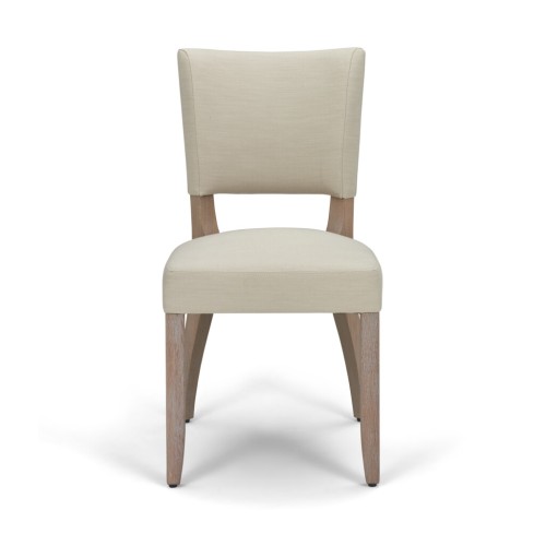 Mowbray Dining Chair - Elliot Granite - Vintage Oak