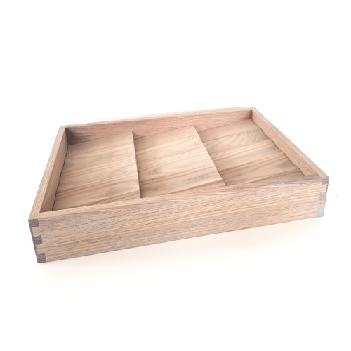 Orford Spice Tray Organiser - Seasoned Oak