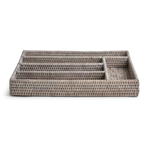 Ashcroft Cutlery Tray 36x31cm - Silver Reed