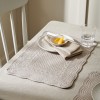 Emily Quilted Cotton Placemats - Mist - Set of 6