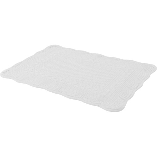 Emily Quilted Cotton Placemats - Mist - Set of 6