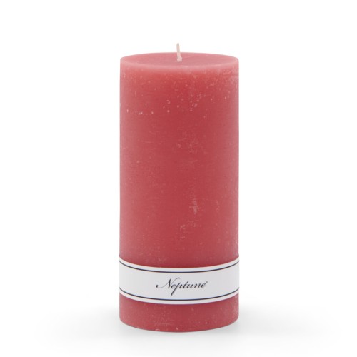 Blyton 7 x 15cm Pillar Candle - Rhubarb