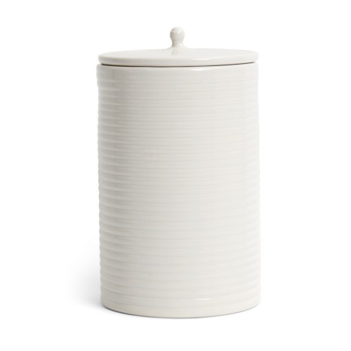 Lewes Large Ceramic Jar with Lid - Grey