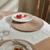Ashcroft Round Placemat 29x29cm - Silver Reed - Set of 6