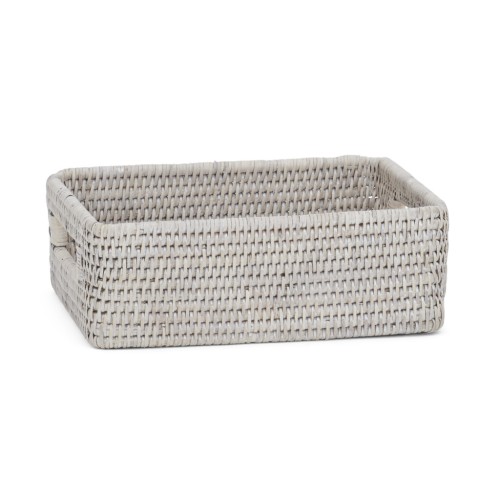 Ashcroft Rectangular Box Tray 27x21cm - Silver Reed