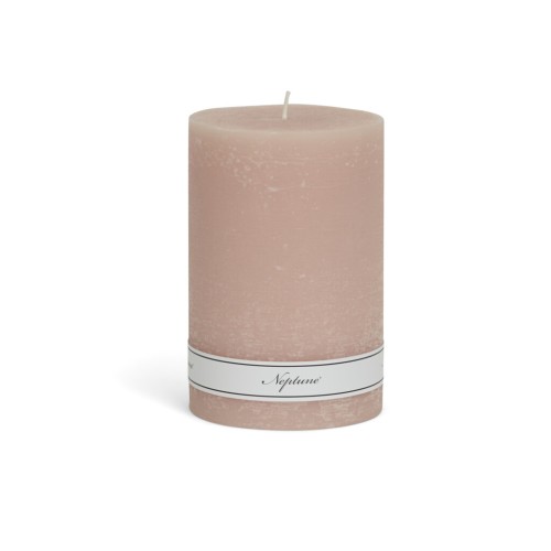Blyton 10 x 15cm Pillar Candle - Potters Pink