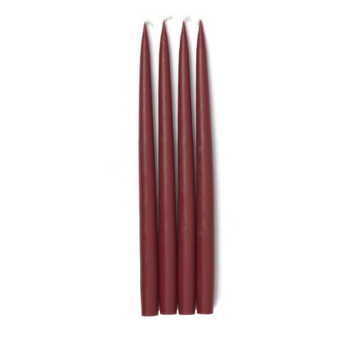 Nightingale Tapered Candles - Cranberry - Pack of 4