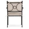 Denham Campaign Chair - Canvas & Weathered Teak