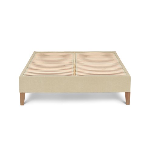 Francis 160 Euro King Bed Base - Linara Natural Vintage Oak