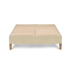 Francis 160 Euro King Bed Base - Linara Natural Vintage Oak
