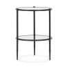 Coniston 43 Tall Round Side Table - Black Bronze
