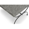 Cheltenham 110 Rectangular Coffee Table - Metal & Granite