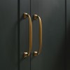 Warwick Bar Handle - Large - Flattened Brass