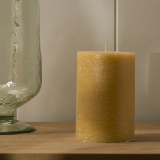 Blyton 10 x 15cm Pillar Candle - Saffron