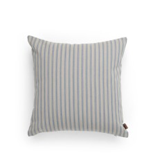 Fine Stripe Outdoor Cushion 43x43cm - Blue