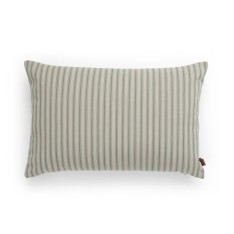 Fine Stripe Outdoor Cushion 55x35cm - Green