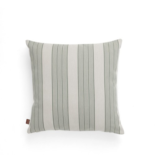 Wide Stripe Outdoor Cushion 43x43cm - Green