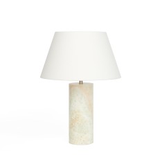 Delphi Lamp in Green with Henry 15'' Shade in WW