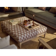 Ophelia Footstool - Tissu à choix