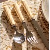 Salcombe 24pc Cutlery Set - Saffron stripe