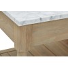 Edinburgh 1490 Double Undermount Open Washstand -Vintage Oak