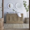 Edinburgh 1490 Double Undermount Washstand-D-Door VO-Honed