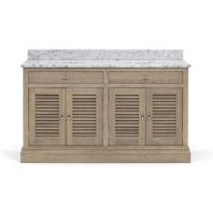 Edinburgh 1490 Double Undermount Washstand-D-Door VO-Honed
