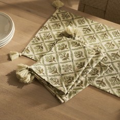 Mabel Placemat, Set of 4 - Olive