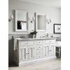 Buckingham 82 Rectangular Mirror - Off White