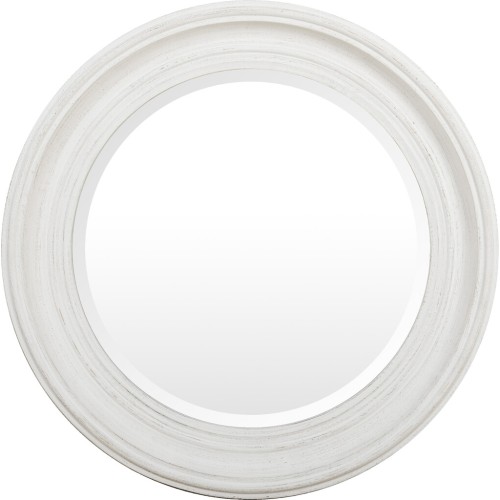 Buckingham 60 Round Mirror - Off White