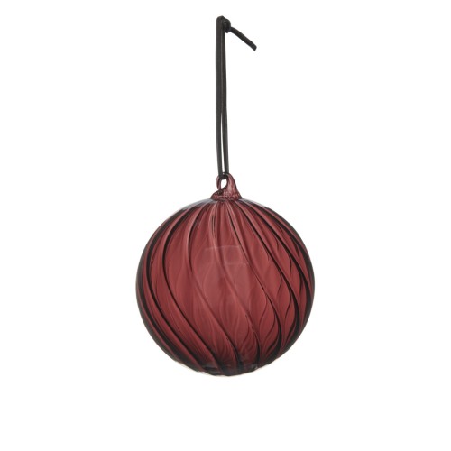 Avery Merlot Glass Bauble - Large