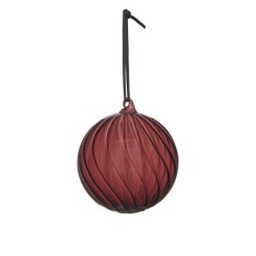 Avery Merlot Glass Bauble - Large