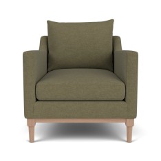 Eliza Armchair - Sig Lin Moss - Natural Oak Legs