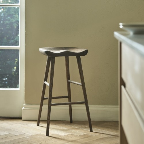 Ludlow Bar Stool - Darkened Oak