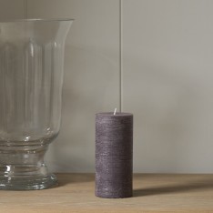 Blyton 7 x 15cm Pillar Candle - Walnut
