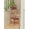 Borough Dining Chair - Tan Leather - Natural Oak