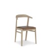 Borough Dining Chair - Tan Leather - Natural Oak